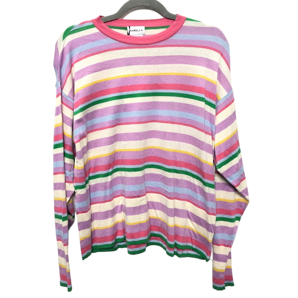 Striped Pattern Sweater Cma, Size M