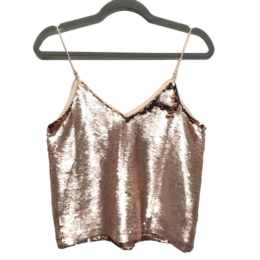 Top Sleeveless By Gianni Bini In Rose Gold, Size: Xs