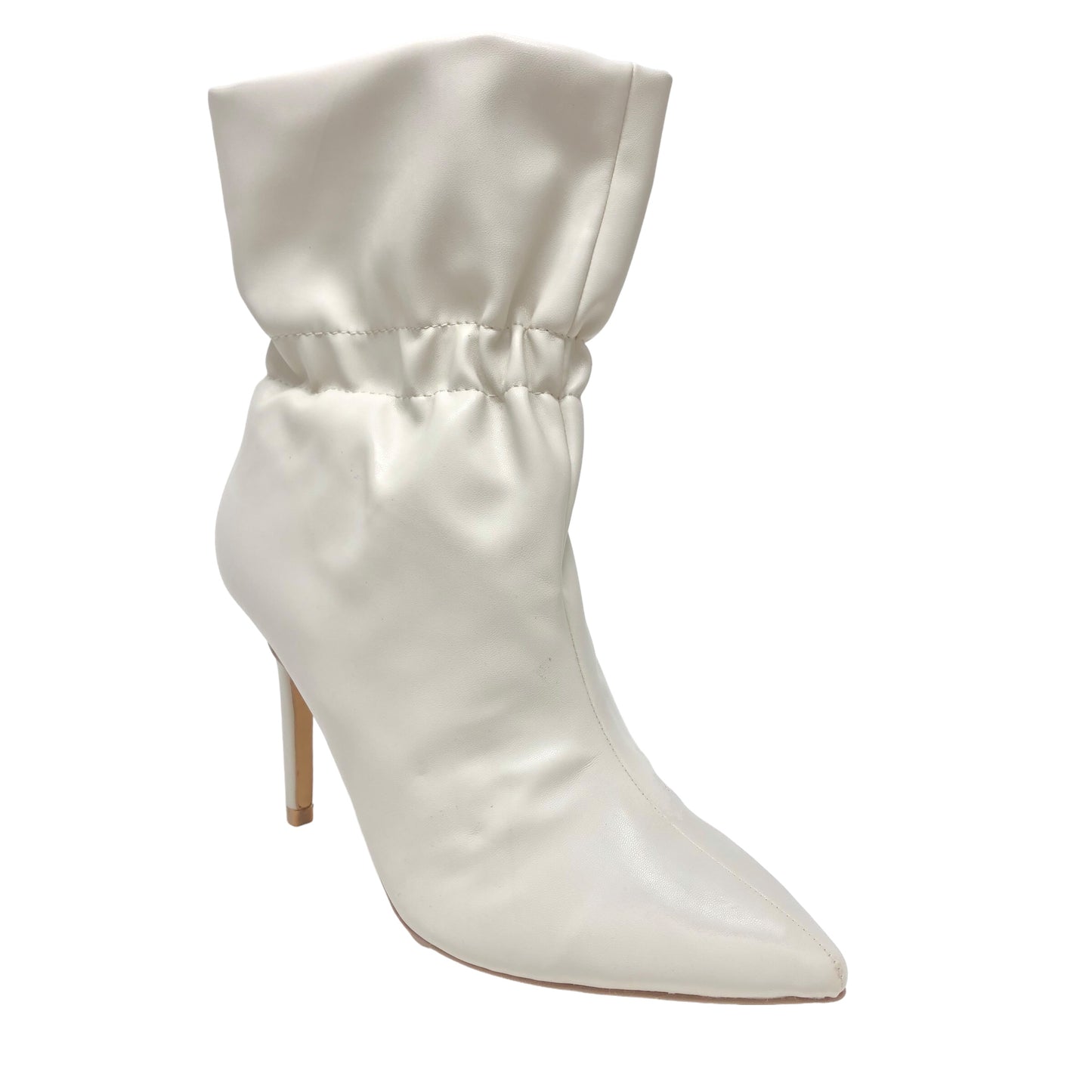 Boots Ankle Heels By Express In White, Size: 9