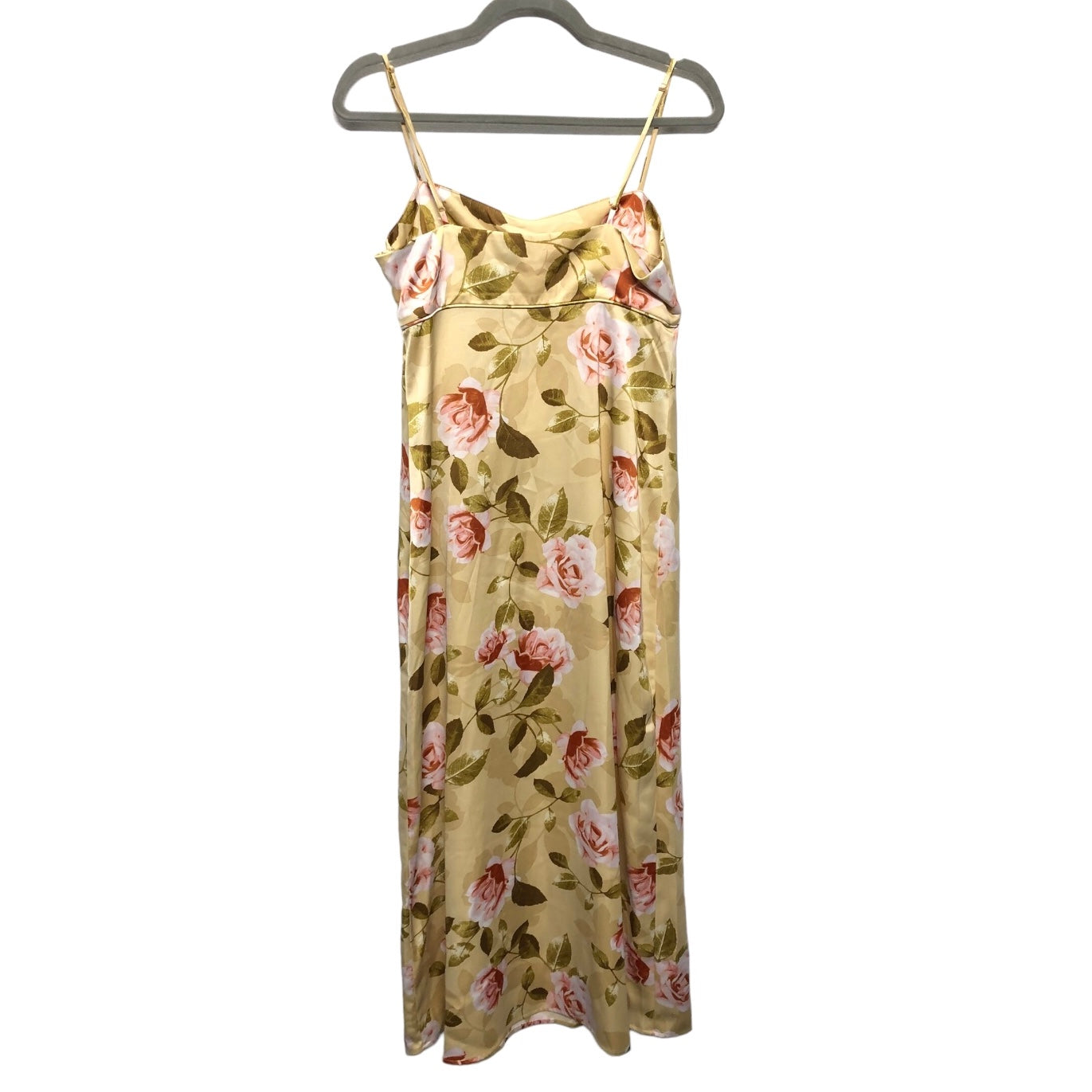 Dress Casual Midi By Wayf In Yellow, Size: S