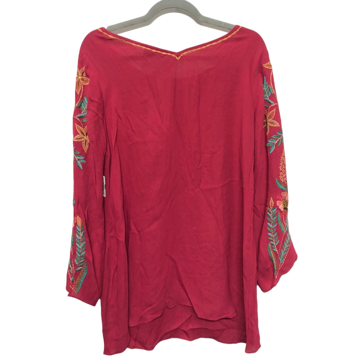 Blouse Long Sleeve By Cmb In Red, Size: L