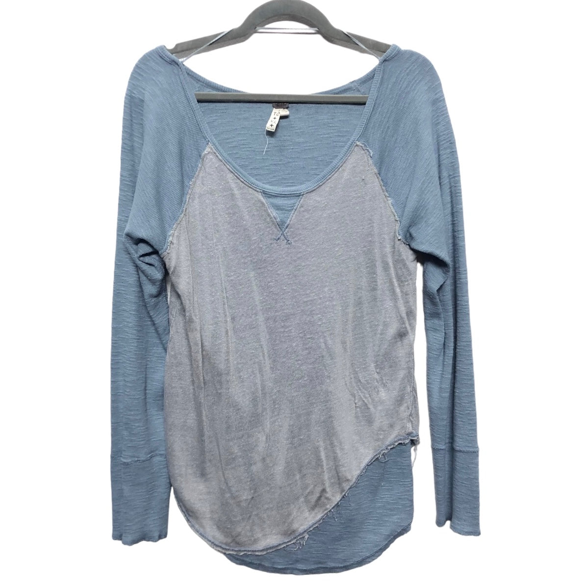 Top Long Sleeve By We The Free In Blue & Grey, Size: Xl