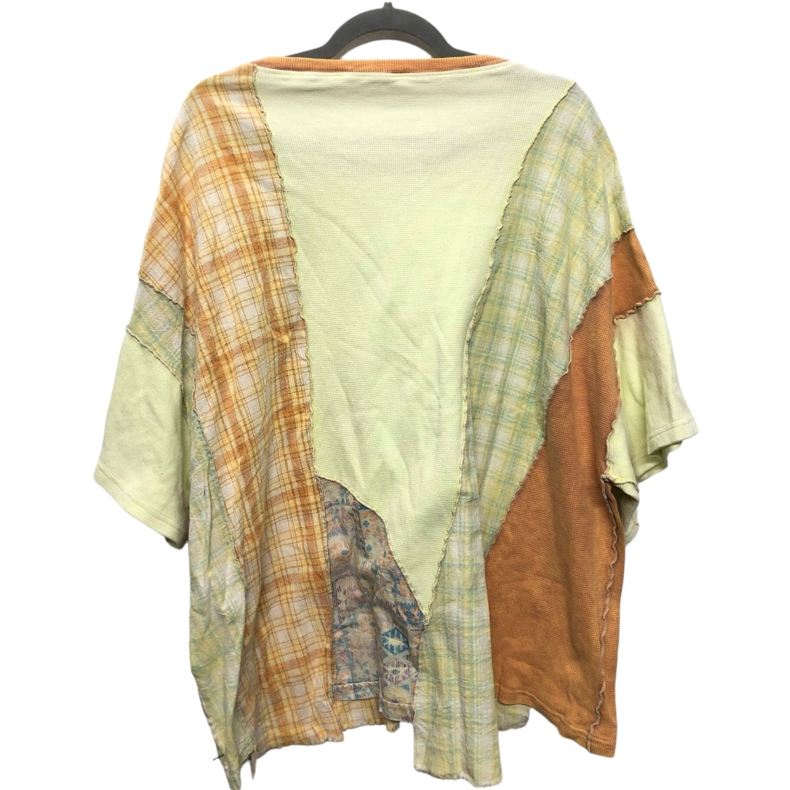 Top Short Sleeve By Oli & Hali In Green & Orange, Size: Xl