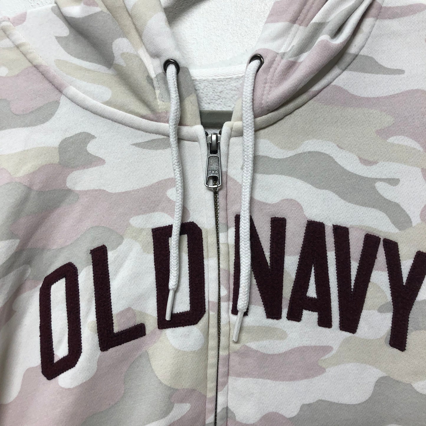 Sweatshirt Hoodie By Old Navy In Purple & White, Size: Xxl