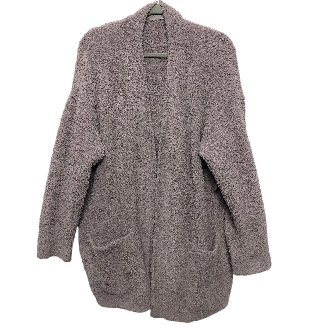 Sweater Cardigan By Barefoot Dreams In Grey, Size: Xl