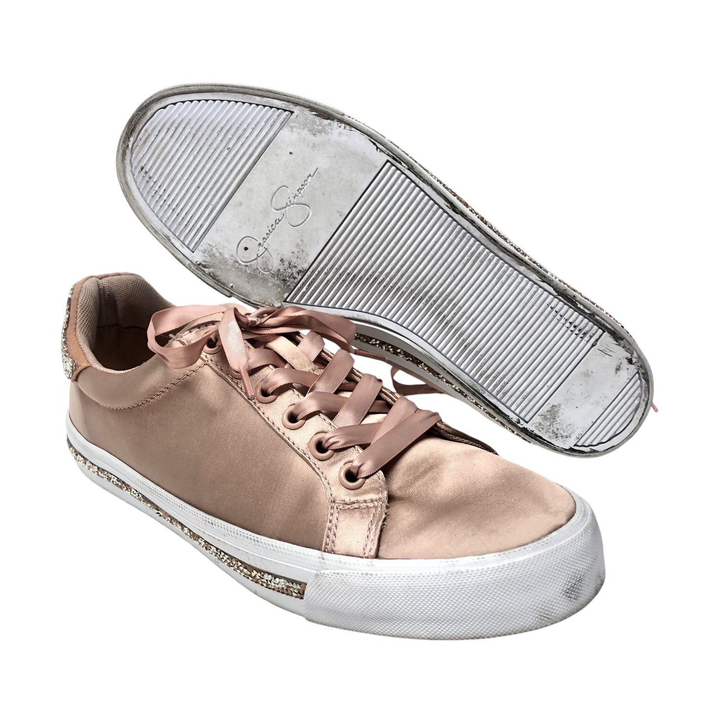 Shoes Sneakers By Jessica Simpson In Rose Gold, Size: 10