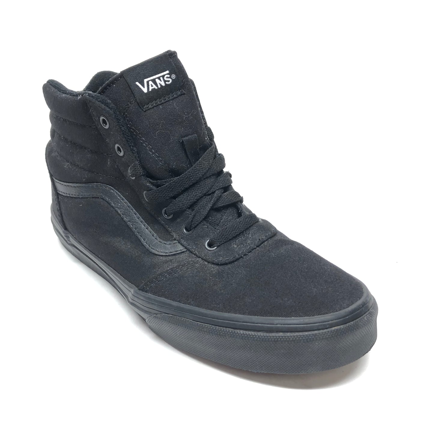 Shoes Sneakers By Vans In Black, Size: 7.5