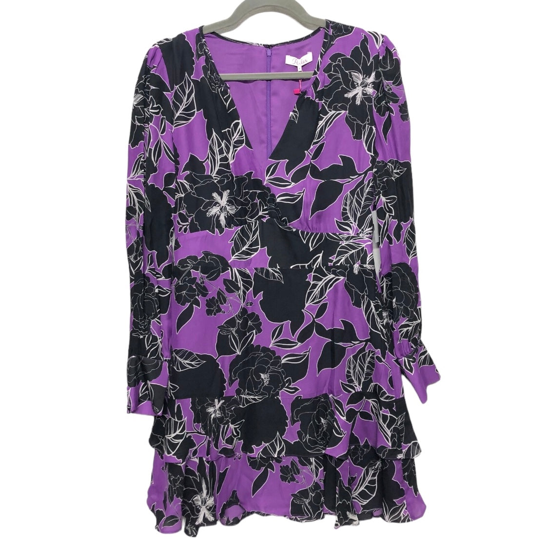 Dress Casual Short By Parker In Black & Purple, Size: 8