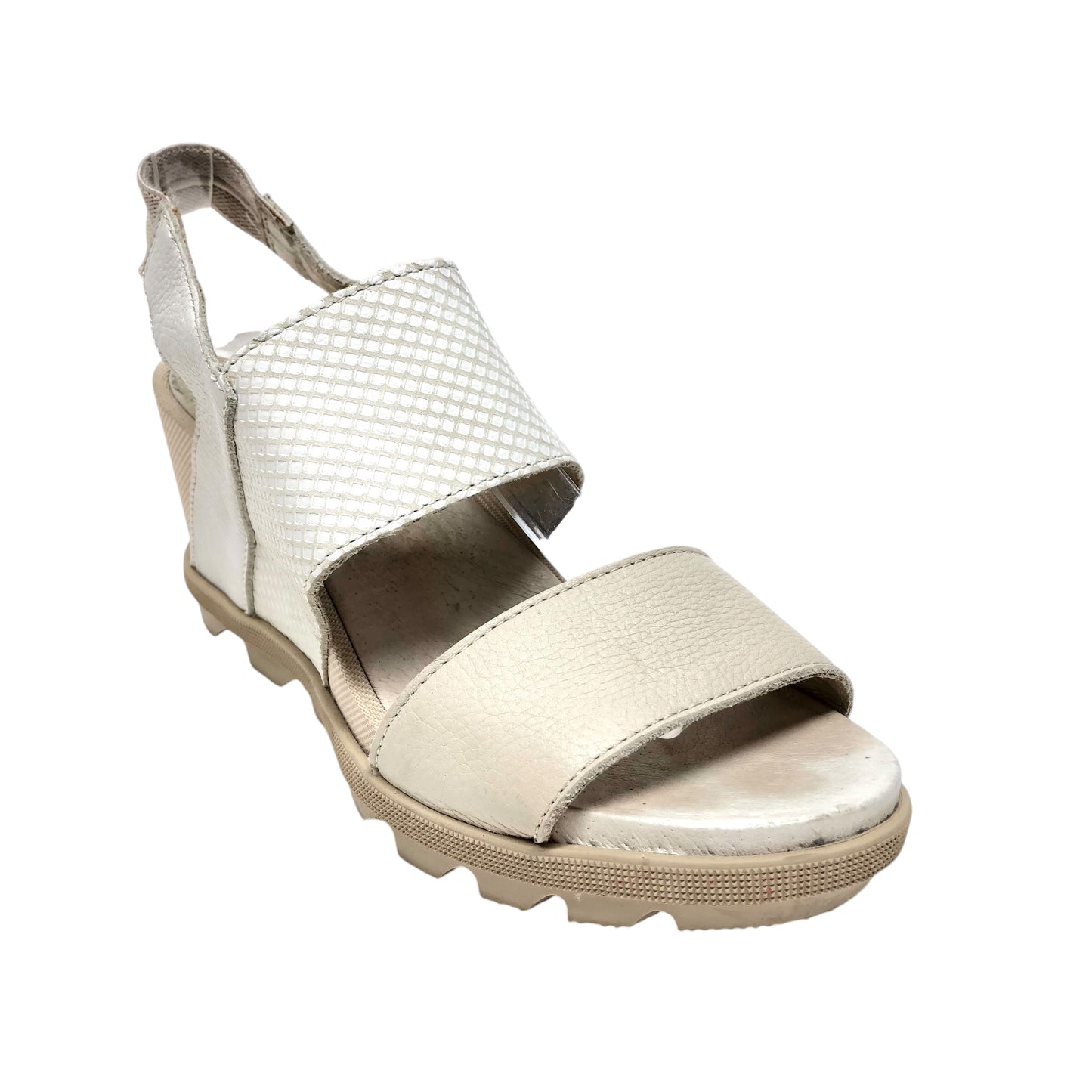 Sandals Heels Wedge By Sorel In Cream, Size: 6