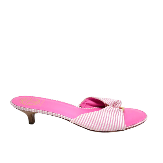 Sandals Designer By Lilly Pulitzer In Pink, Size: 8