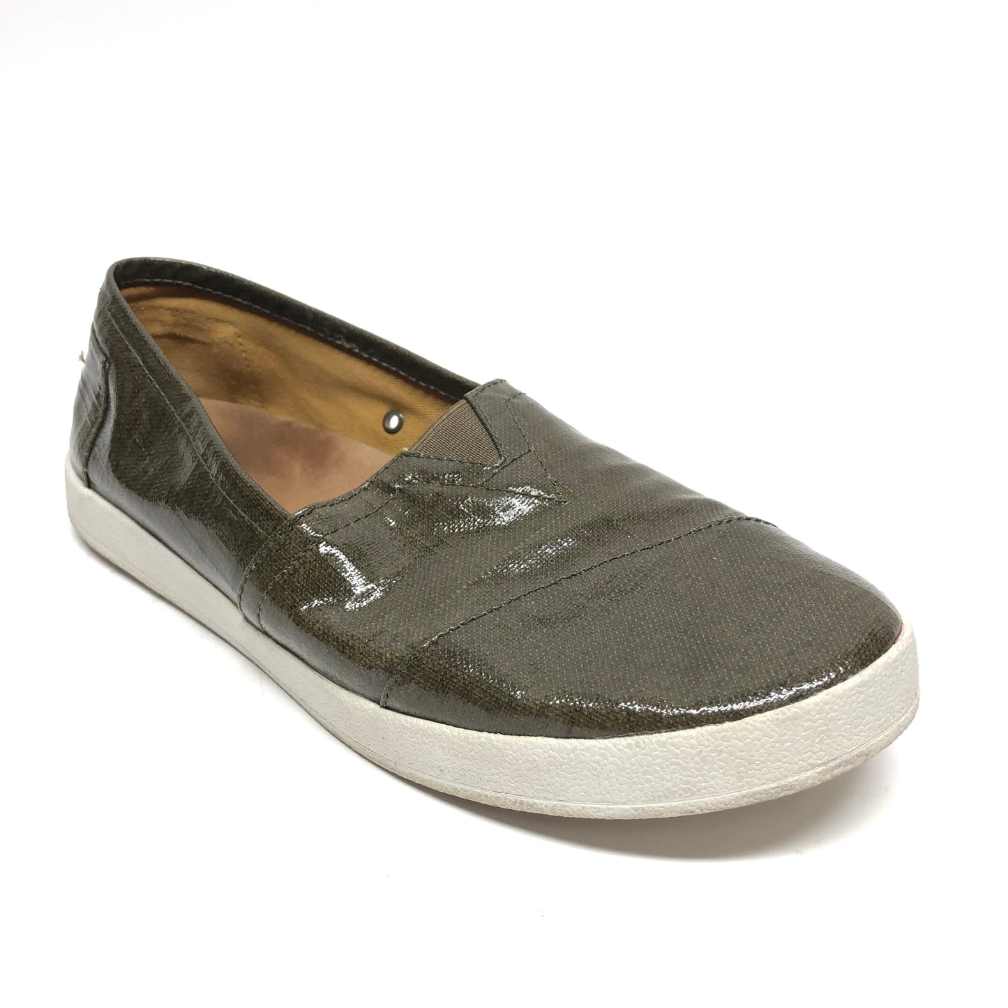 Shoes Flats By Toms In Green, Size: 10