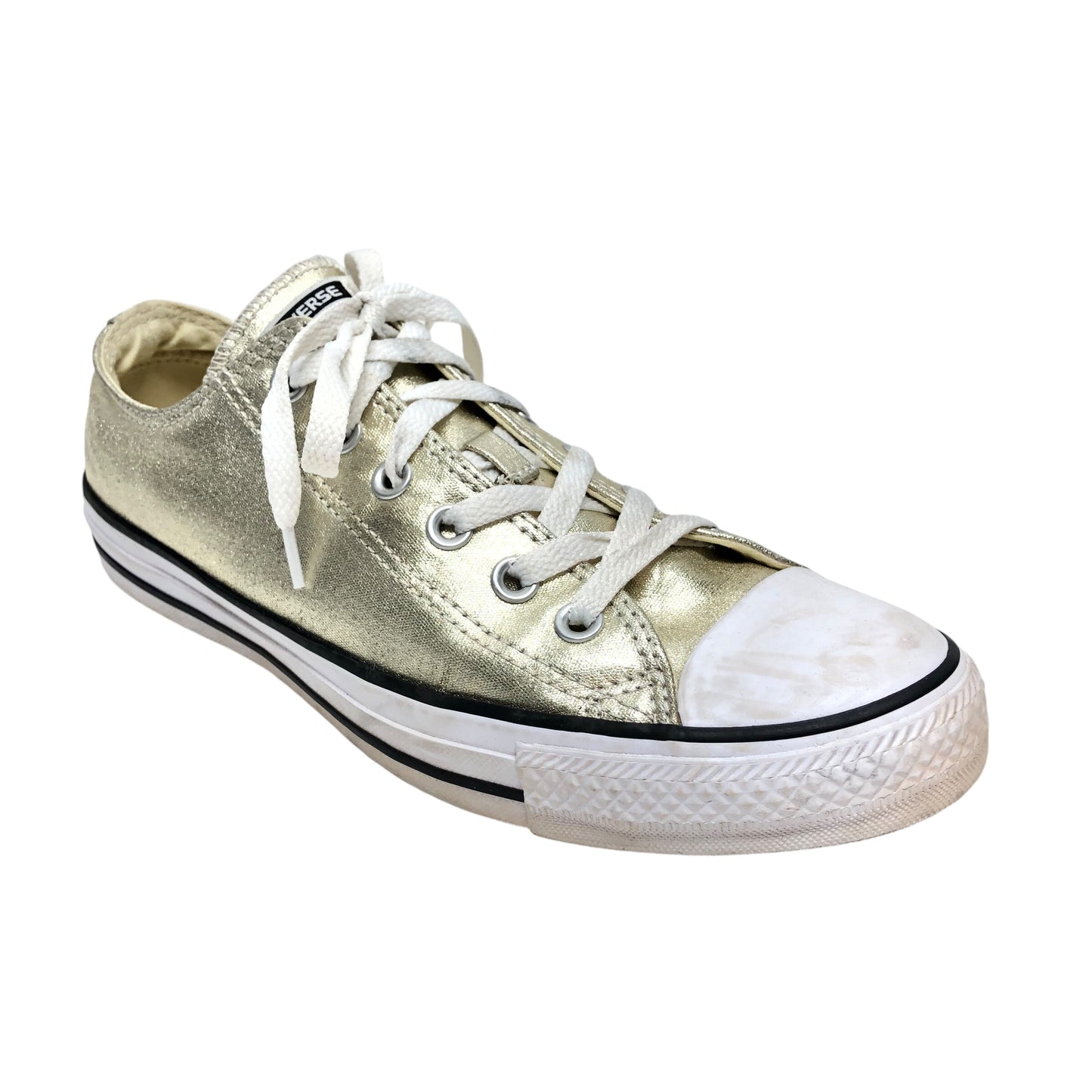 Shoes Sneakers By Converse In Gold, Size: 9