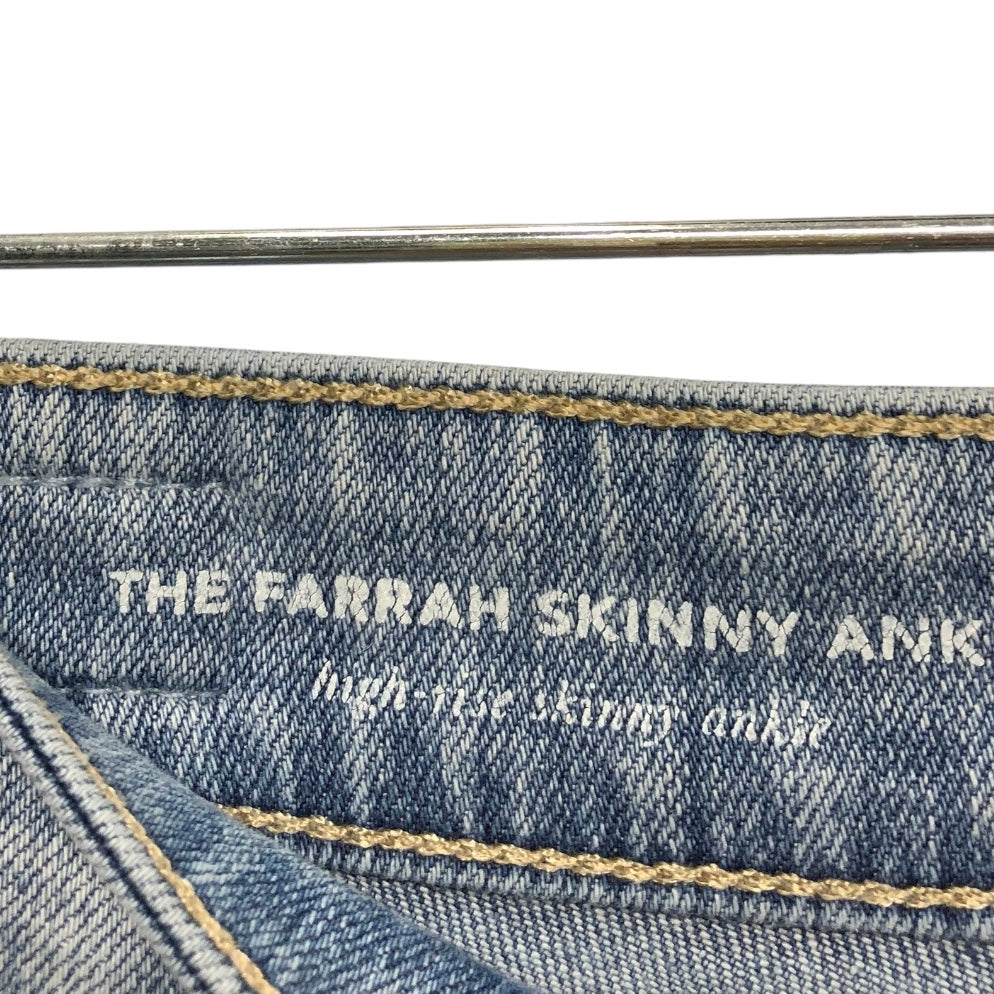 Jeans Skinny By Adriano Goldschmied In Blue Denim, Size: 6