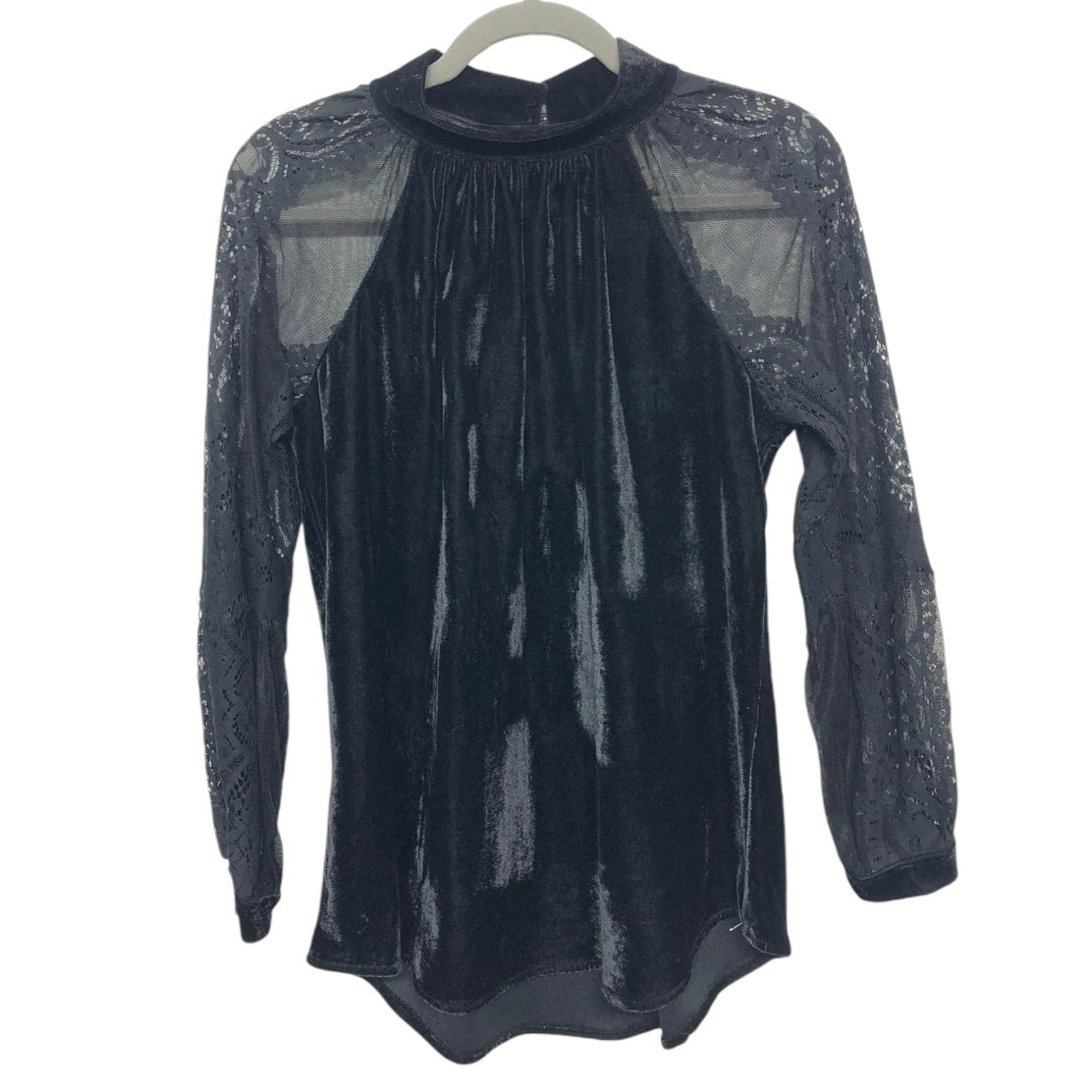 Top Long Sleeve By Sharon Young In Black, Size: S