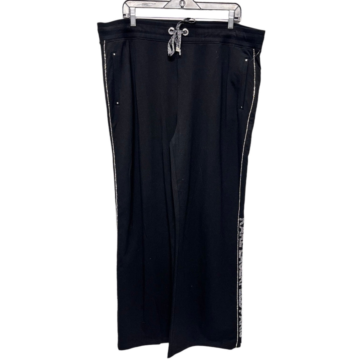 Pants Designer By Karl Lagerfeld In Black, Size: Xl