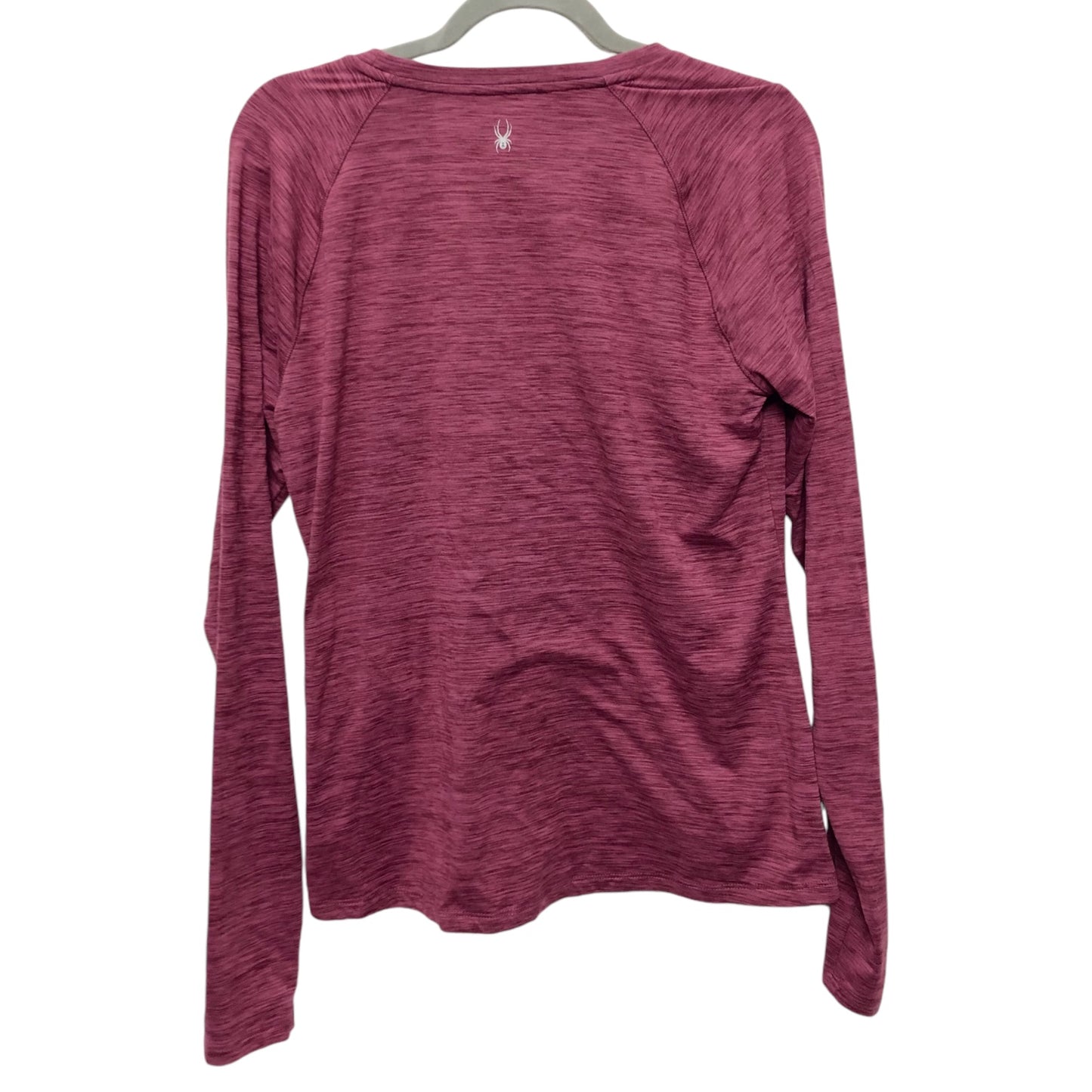 Athletic Top Long Sleeve Crewneck By Spyder In Purple, Size: L