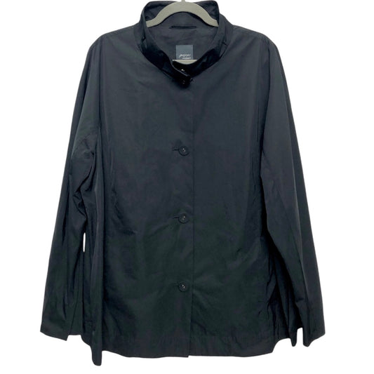 Jacket Windbreaker By Cmc In Black, Size: 16