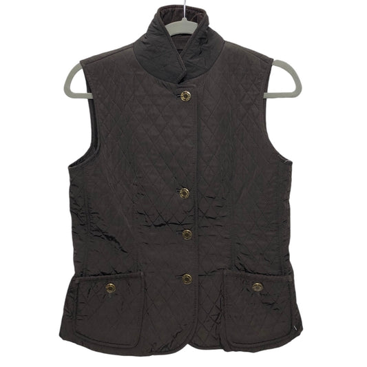 Vest Puffer & Quilted By Talbots In Brown, Size: Xsp