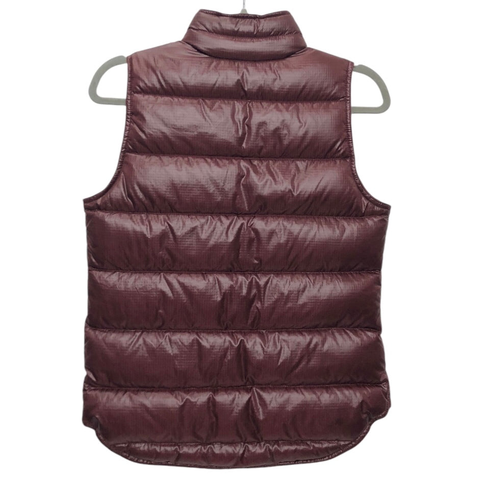 Vest Puffer & Quilted By J. Crew In Purple, Size: Xs