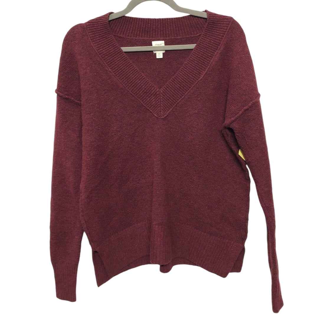 Sweater By Clothes Mentor In Red, Size: Xs