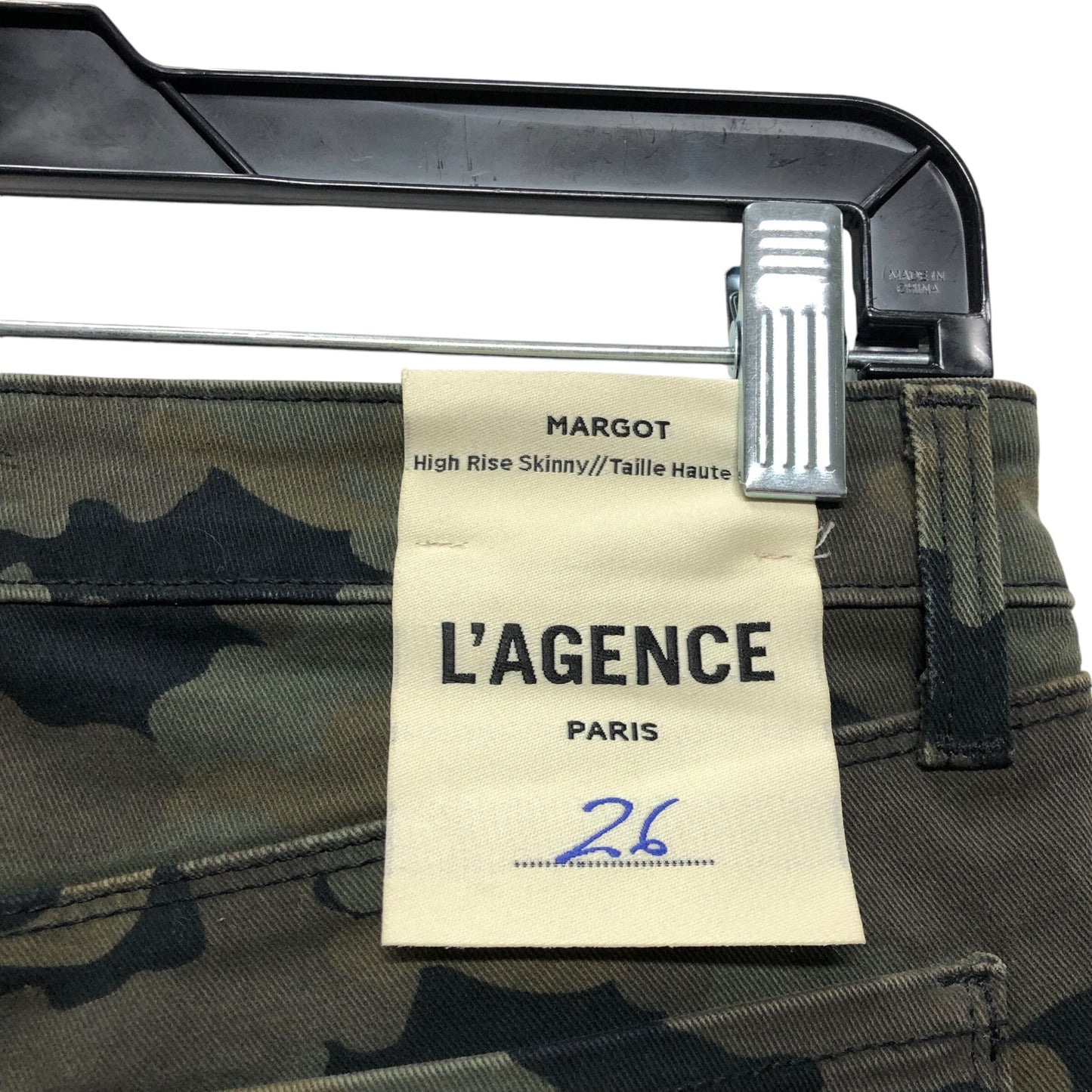 Jeans Skinny By L Agence In Camouflage Print, Size: 2