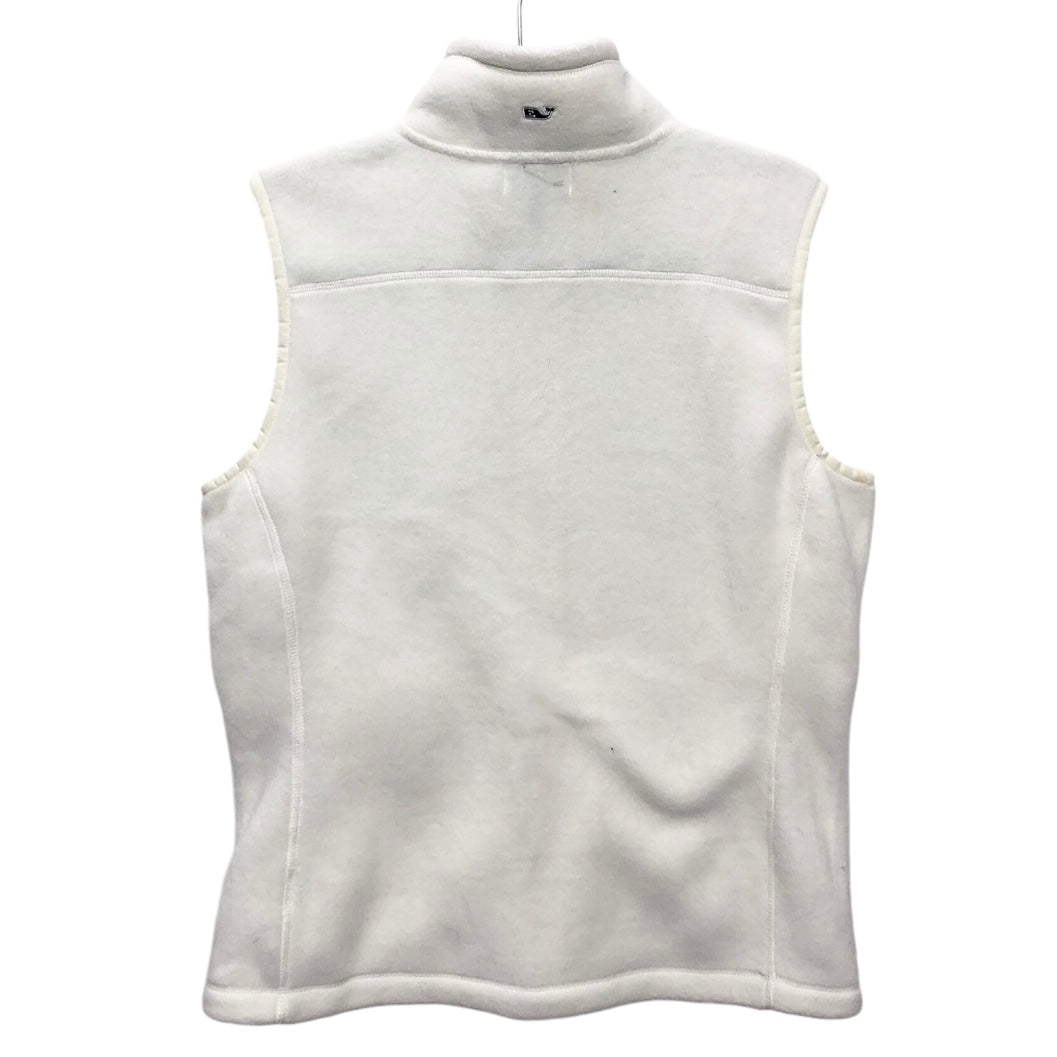 Vest Fleece By Vineyard Vines In White, Size: S