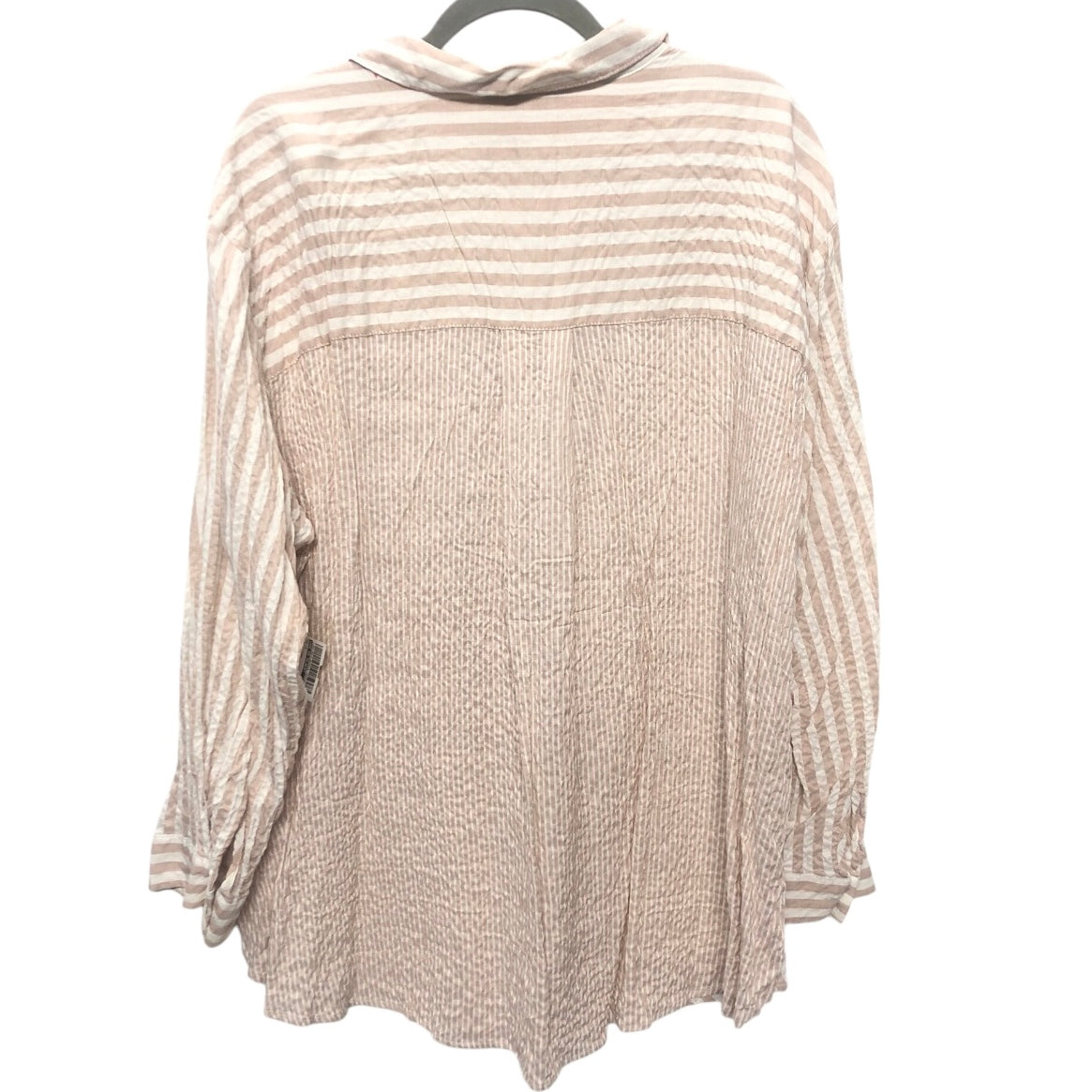 Top Long Sleeve By Jane And Delancey In Cream, Size: 1x