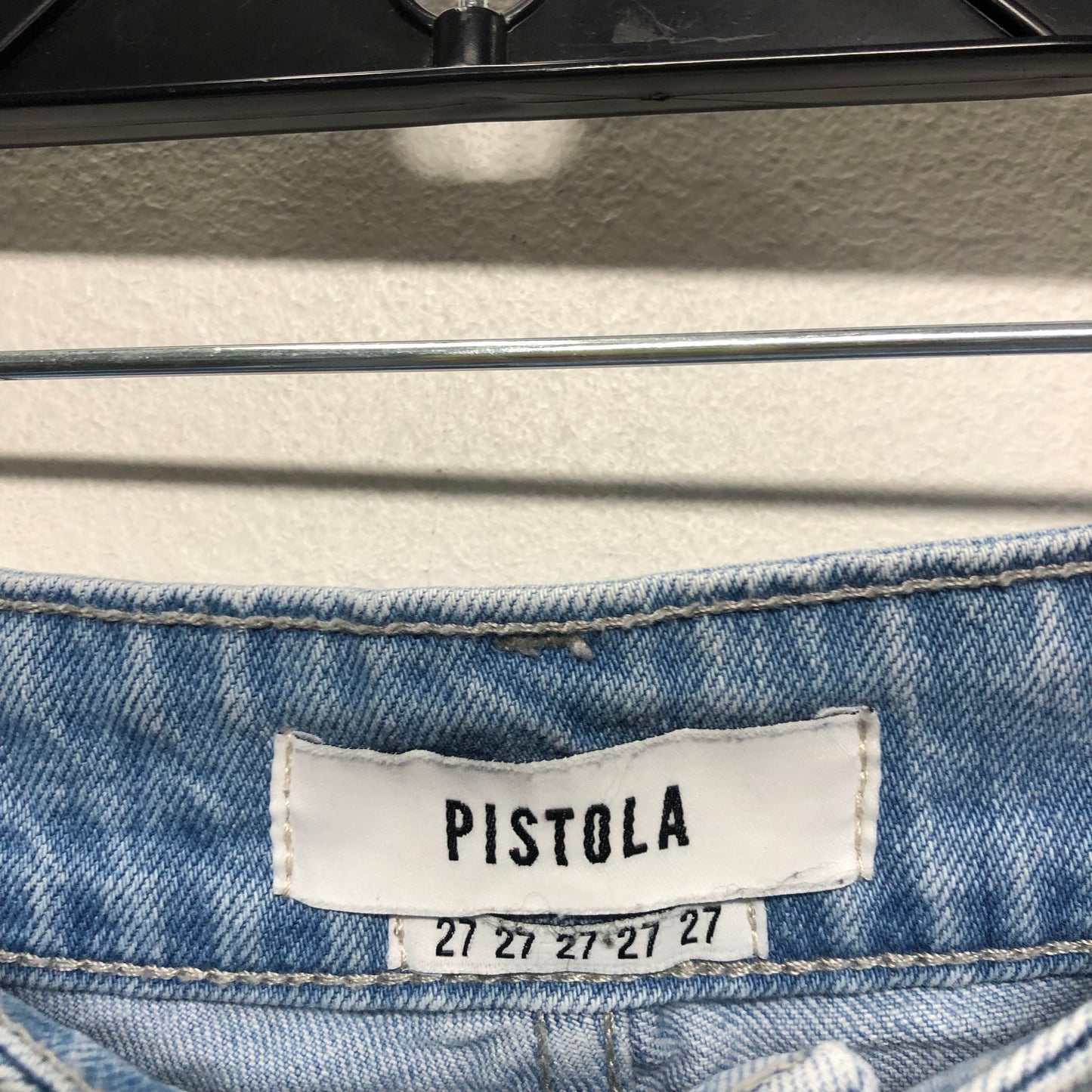 Jeans Cropped By Pistola In Blue Denim, Size: 4