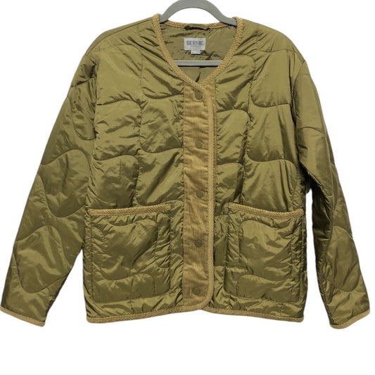 Jacket Shirt By Clothes Mentor In Green, Size: Xs