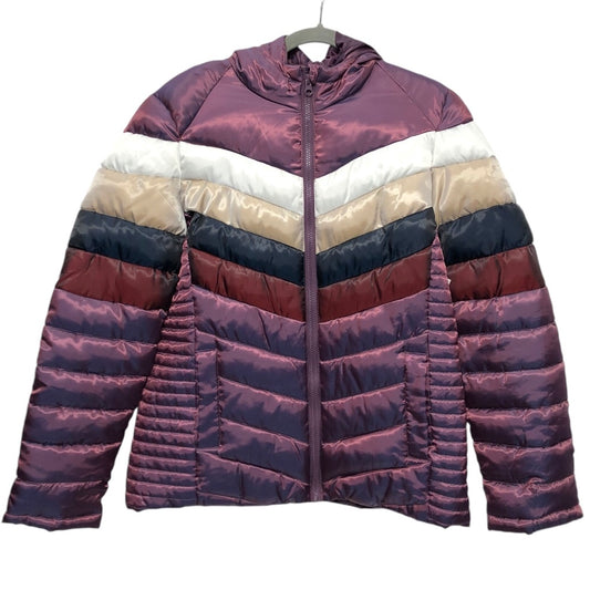 Jacket Puffer & Quilted By Cmc In Purple, Size: M