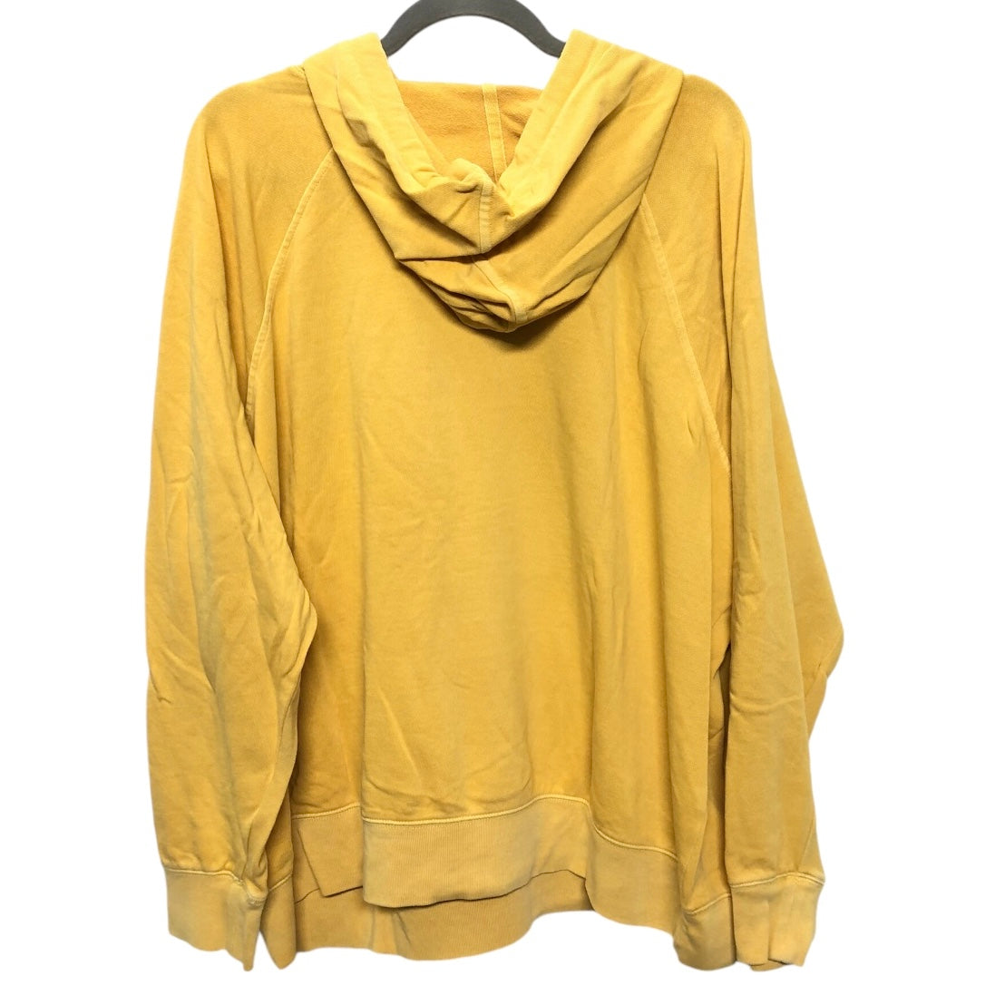 Sweatshirt Hoodie By Old Navy In Yellow, Size: 1x