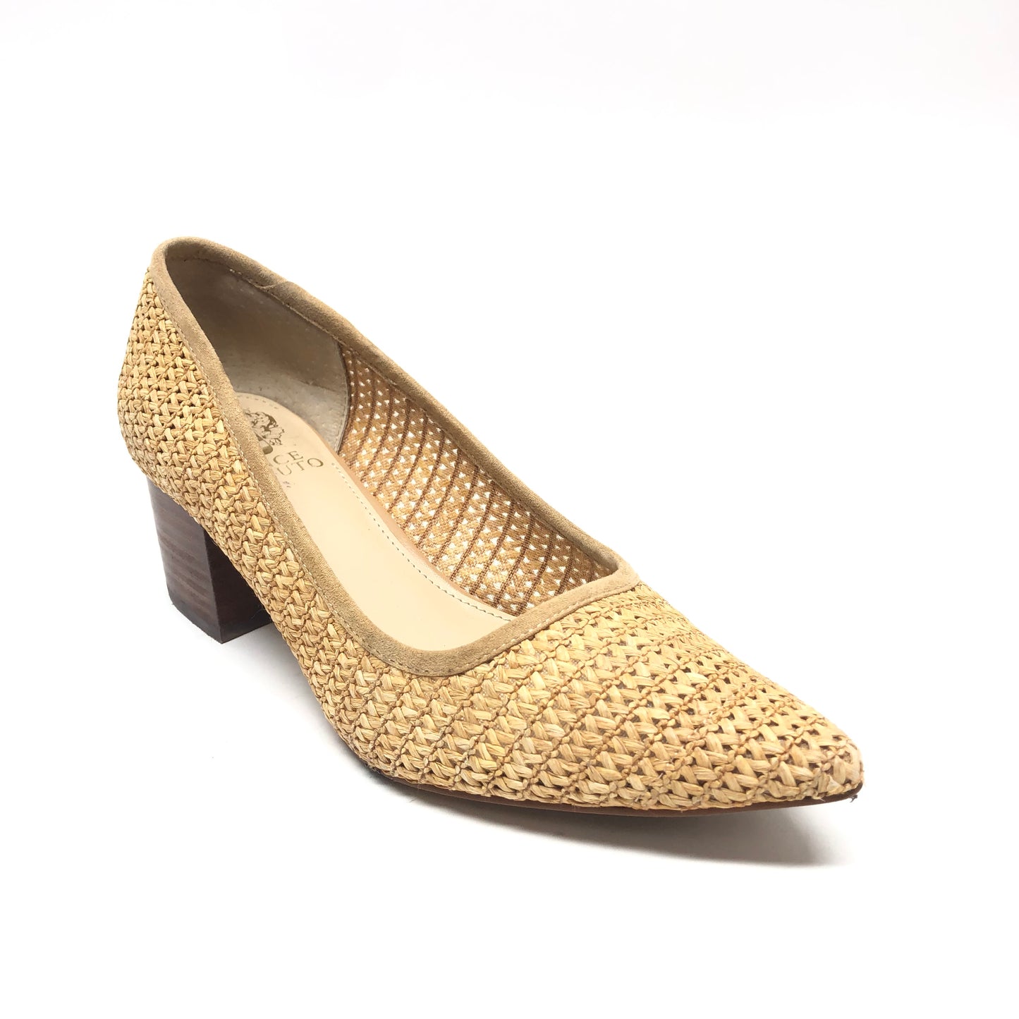 Shoes Heels Block By Vince Camuto In Tan, Size: 8