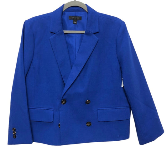 Blazer By Ann Taylor In Blue, Size: 12