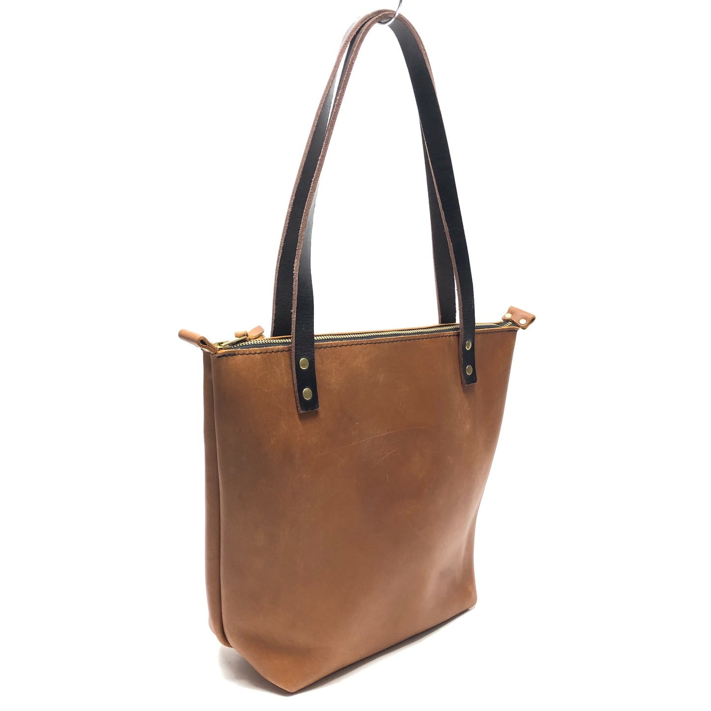 Tote Leather By Cmc, Size: Medium