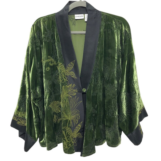 Kimono By Chicos In Green, Size: M