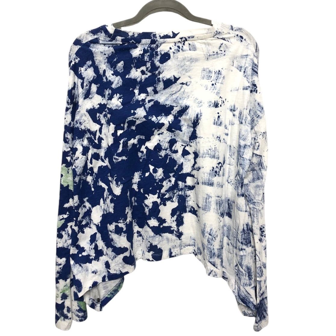 Top Long Sleeve By Akemi And Kin In Blue & White, Size: S