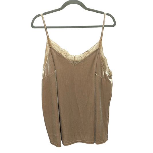 Top Sleeveless By Vince Camuto In Beige, Size: 1x