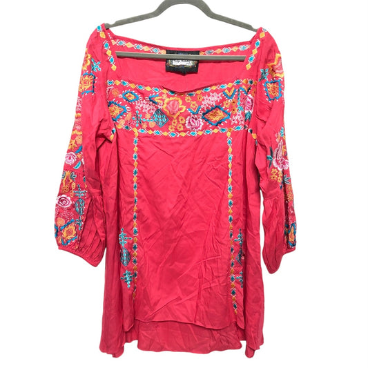 Tunic Long Sleeve By Cmc In Coral, Size: L