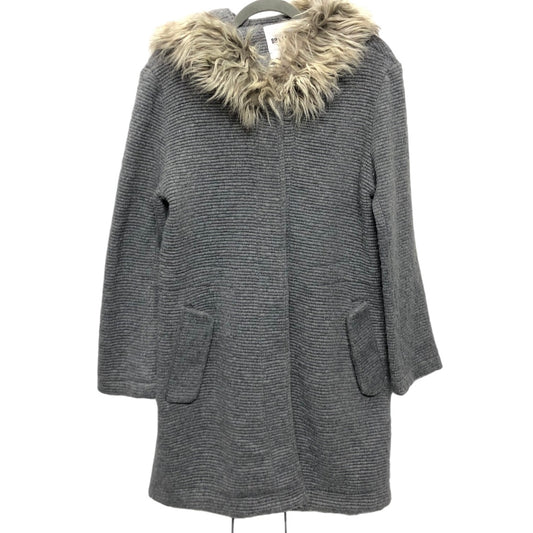 Coat Faux Fur & Sherpa By Bb Dakota In Grey, Size: S