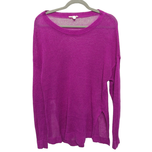 Sweater By Eileen Fisher In Purple, Size: M