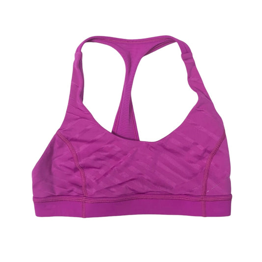 Athletic Bra By Lululemon In Purple, Size: 6