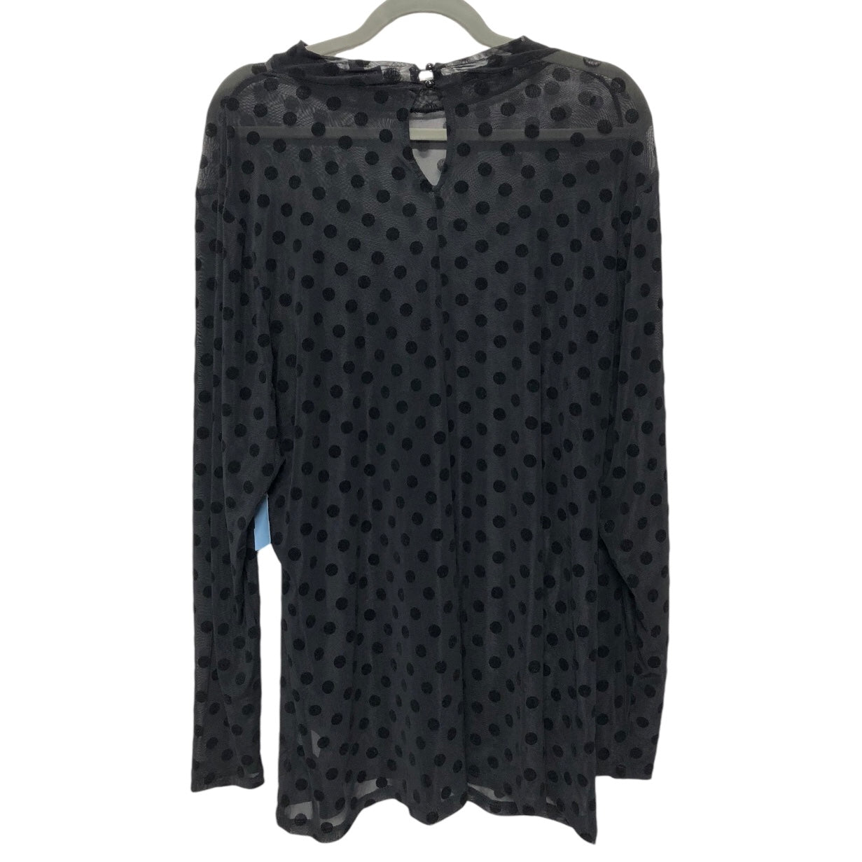 Top Long Sleeve By Lane Bryant In Black, Size: 2x