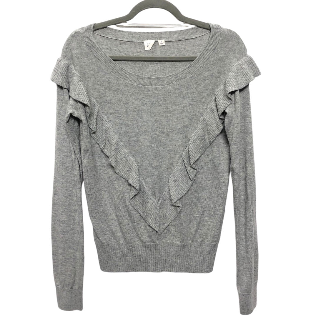 Sweatshirt Crewneck By Gap In Grey, Size: Xs