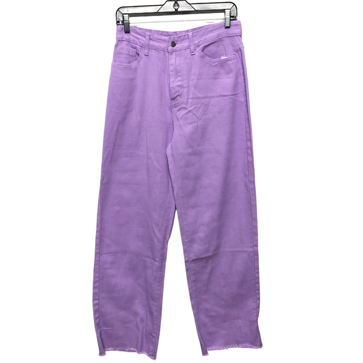 Jeans Wide Leg By Shein In Purple, Size: 6