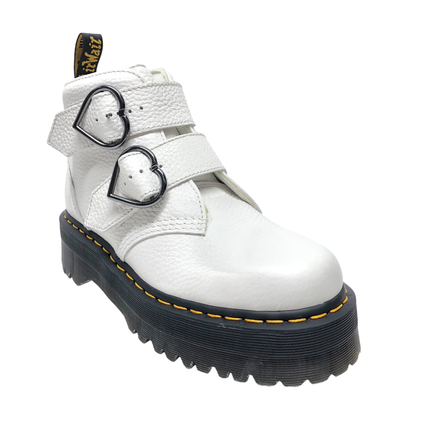 Boots Leather By Dr Martens In White, Size: 8