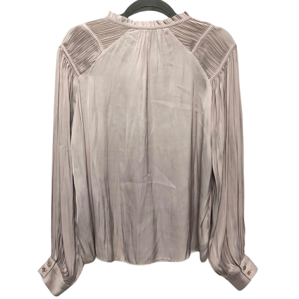 Blouse Long Sleeve By Rachel Zoe In Cream, Size: S