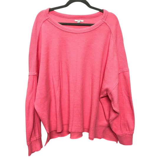 Sweater By Maurices In Pink, Size: 1x