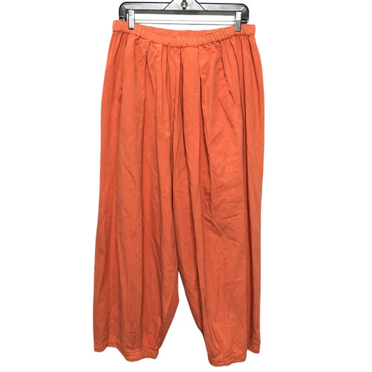 Pants Wide Leg By Free People In Orange, Size: L