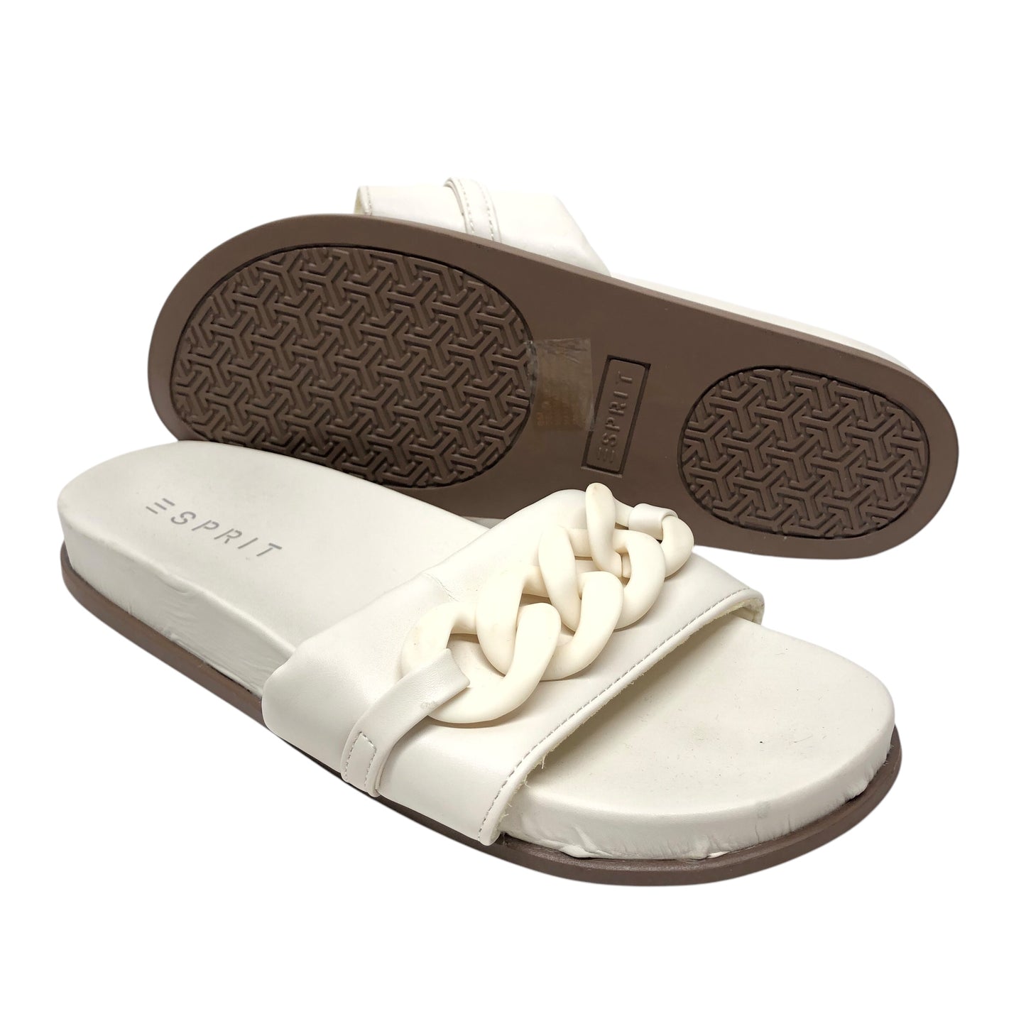 Sandals Flats By Esprit In White, Size: 8