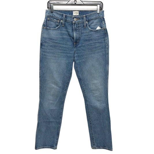 Jeans Straight By J. Crew In Blue Denim, Size: 4